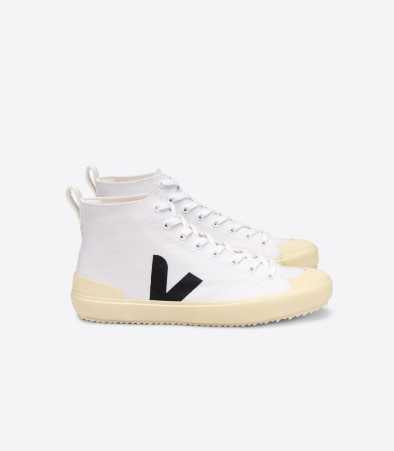 Veja Nova Ht Canvas Patike Muške Bijele Crne | HJ94-4784O6