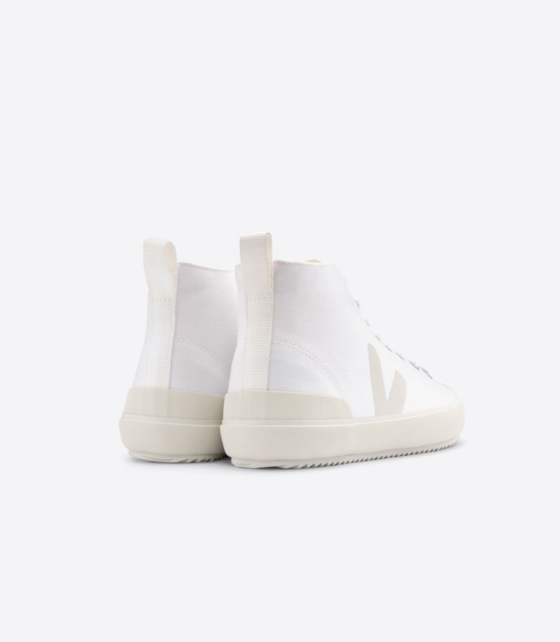 Veja Nova Ht Canvas Patike Ženske Bijele Svijetlo Sive | ZB97-2397S4