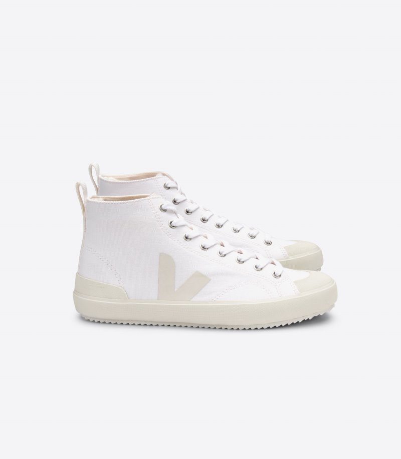 Veja Nova Ht Canvas Patike Ženske Bijele Svijetlo Sive | ZB97-2397S4