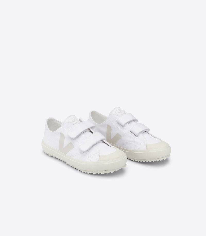 Veja Ollie Canvas Patike Dječje Bijele Svijetlo Sive | YP84-9544W5