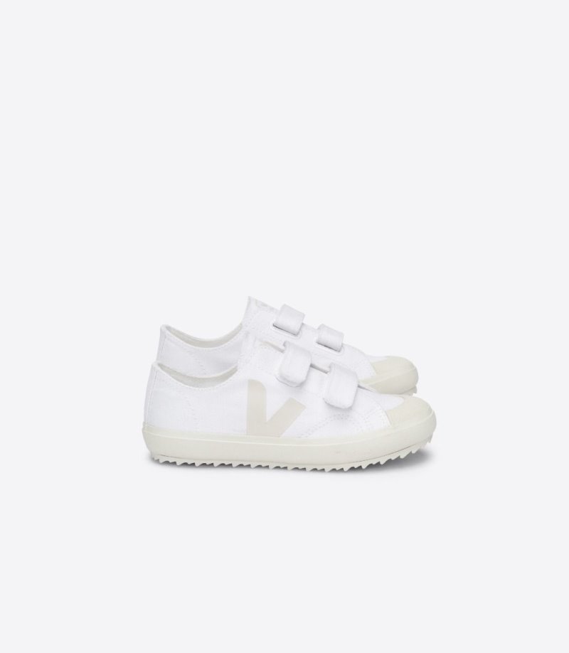 Veja Ollie Canvas Patike Dječje Bijele Svijetlo Sive | YP84-9544W5