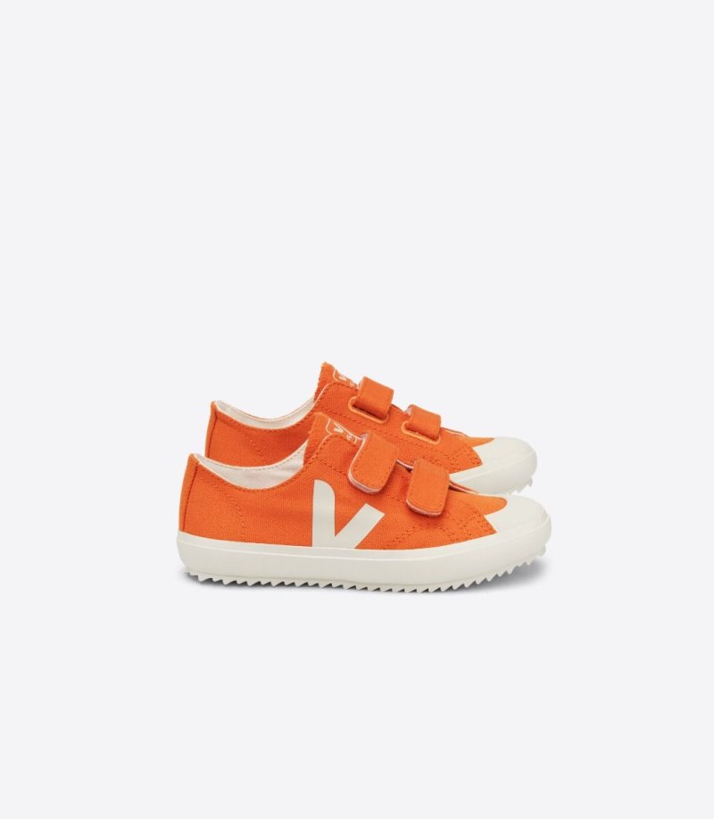Veja Ollie Canvas Patike Dječje Narančaste Bijele | DG61-1451T4