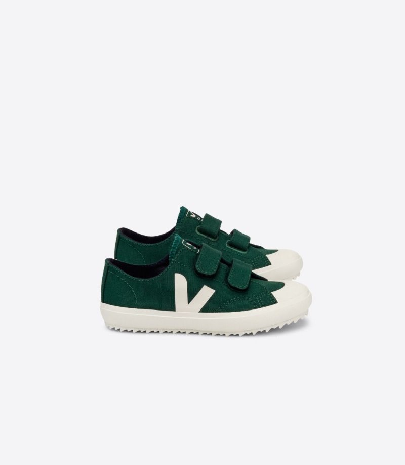 Veja Ollie Canvas Patike Dječje Zelene Bijele | SB92-5722N8
