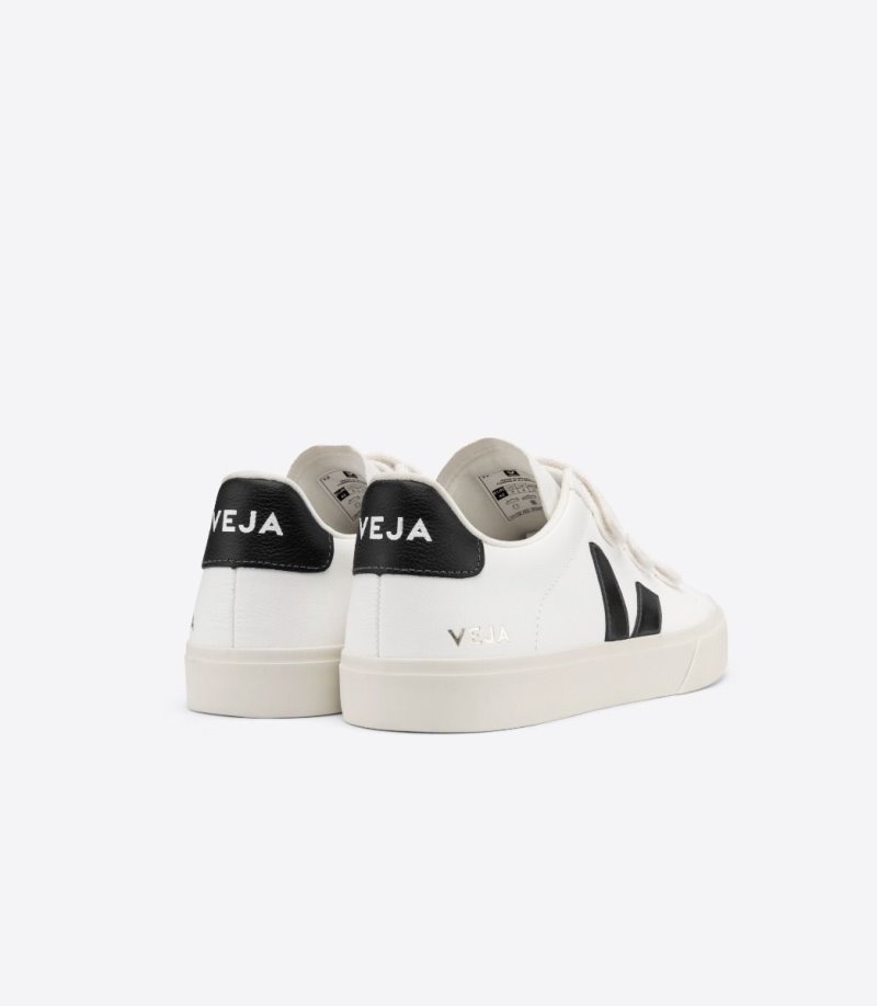 Veja Recife Chromefree Leather Patike Muške Bijele Crne | LC33-4013P4