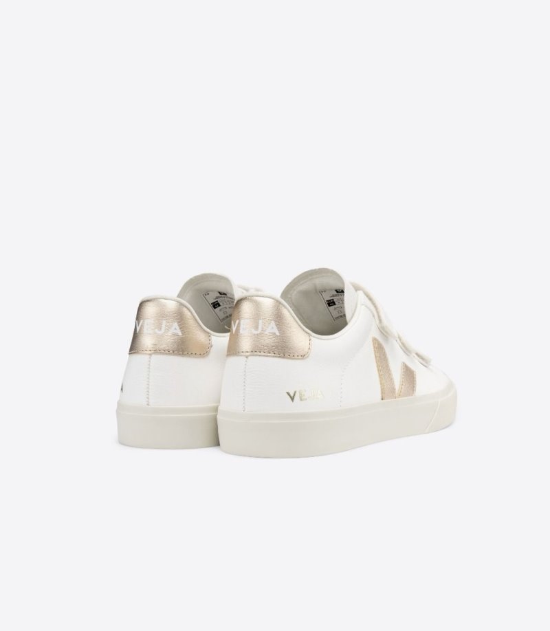 Veja Recife Chromefree Patike Ženske Bijele Zlatne | WG95-0385U9