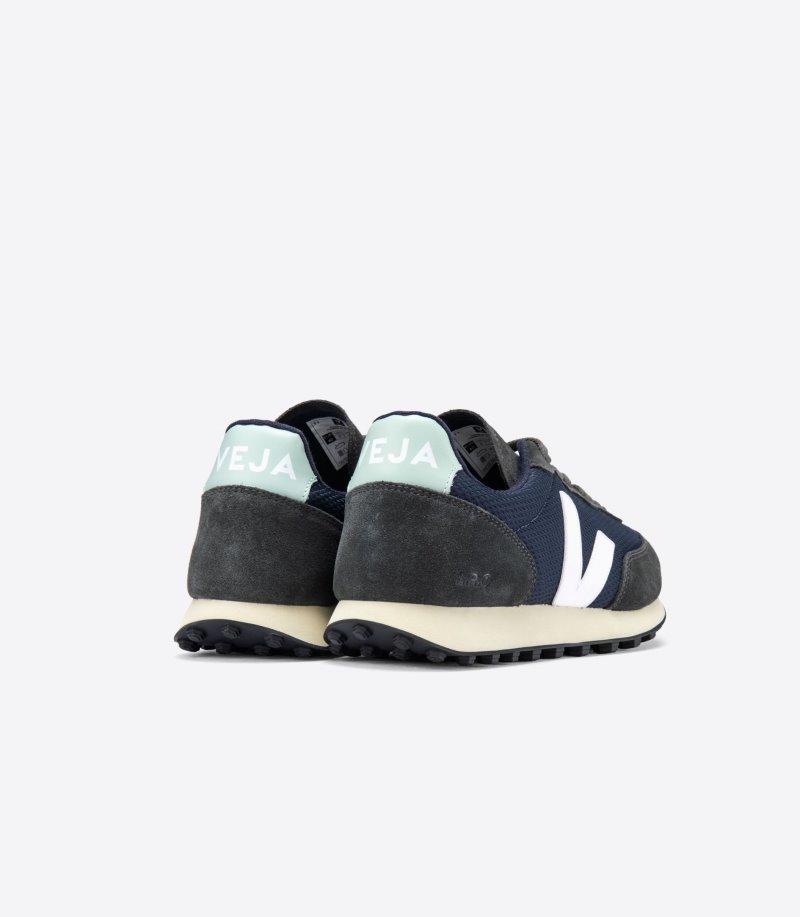 Veja Rio Branco Alveomesh Patike Ženske Crne Tamno Plave | XO64-3694G4
