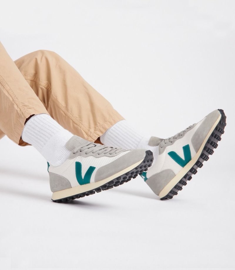 Veja Rio Branco Hexamesh Gravel Patike Muške Sive Bijele Zelene | BU79-4559O9