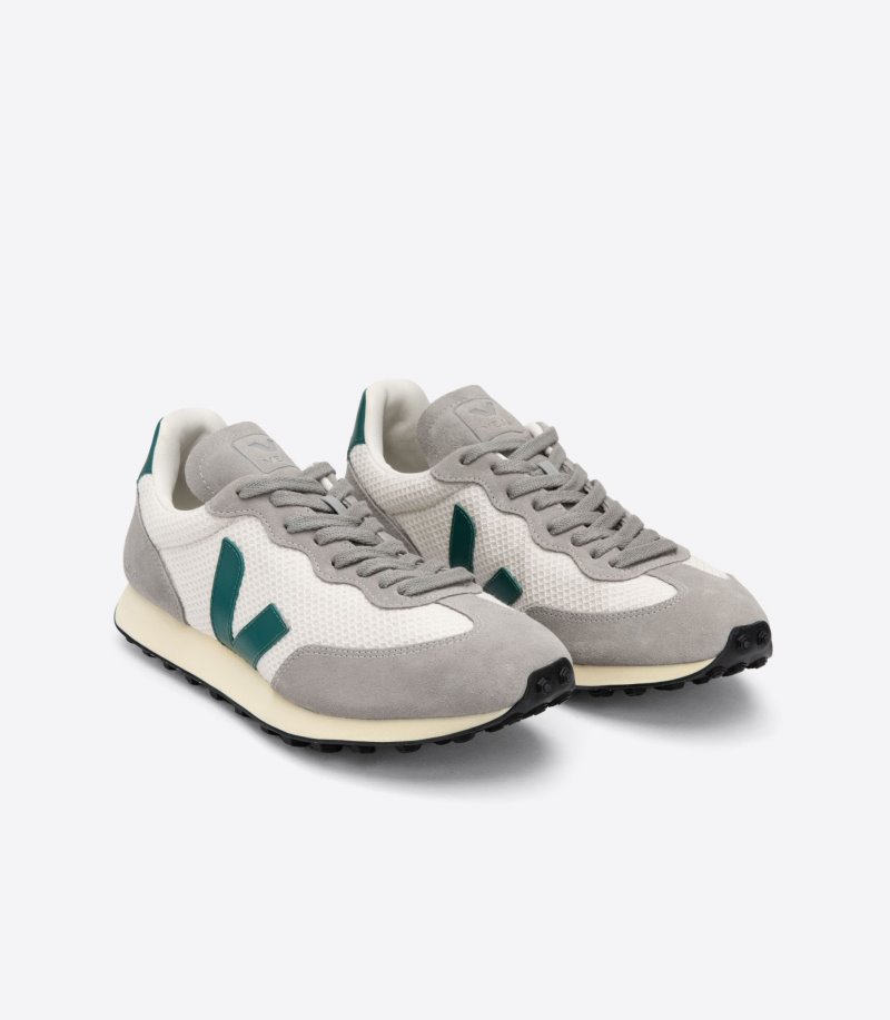 Veja Rio Branco Hexamesh Gravel Patike Ženske Sive Bijele Zelene | EE48-2578Q5