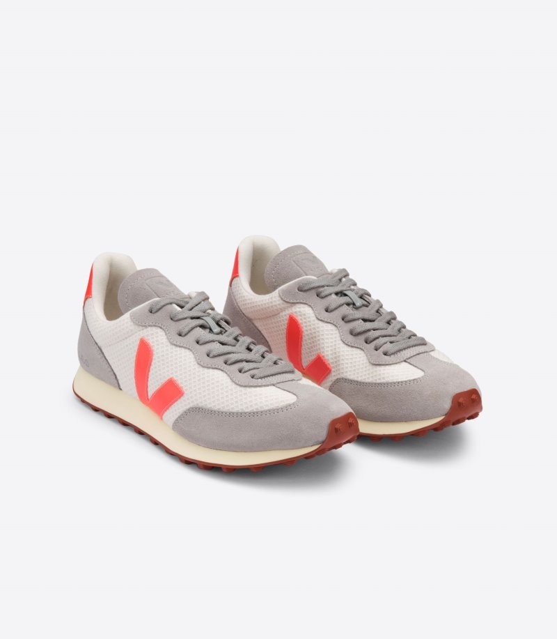 Veja Rio Branco Hexamesh Gravel Patike Ženske Sive Narančaste | EI29-7029R2