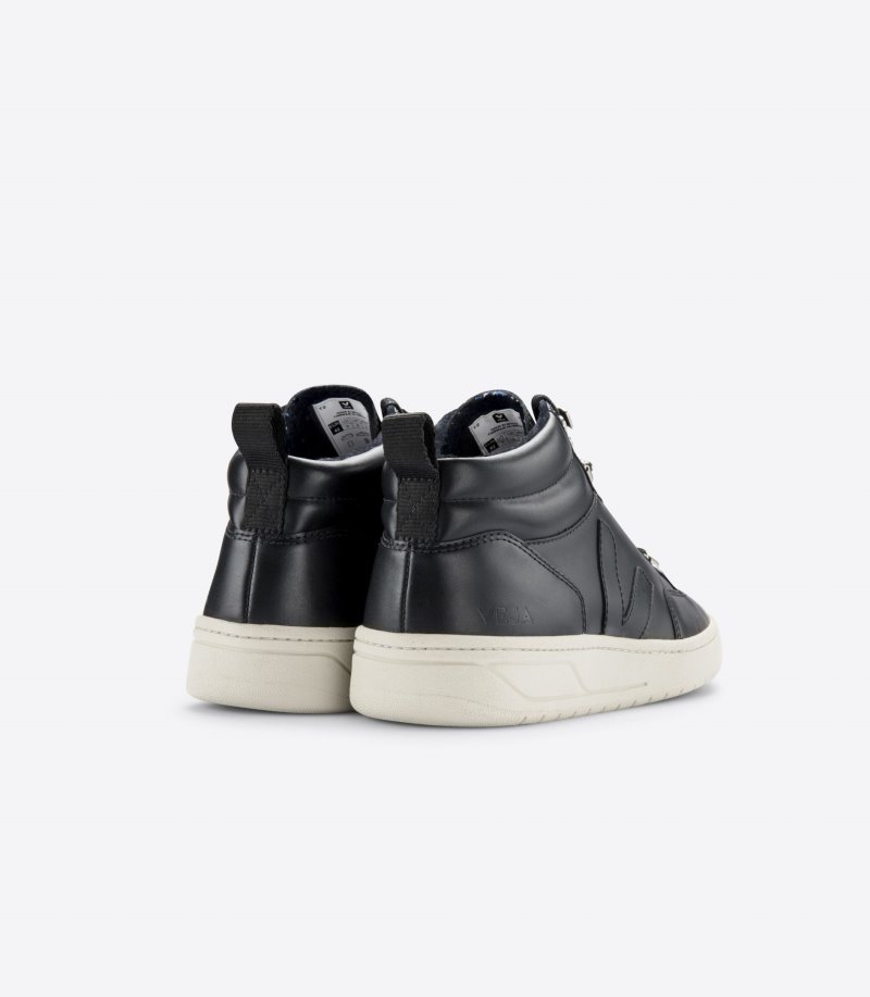Veja Roraima Leather Patike Muške Crne Srebrne | FQ49-8289L0