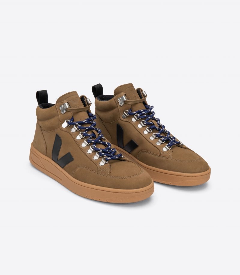 Veja Roraima Nubuck Patike Muške Smeđe Crne | BI58-9898Z7