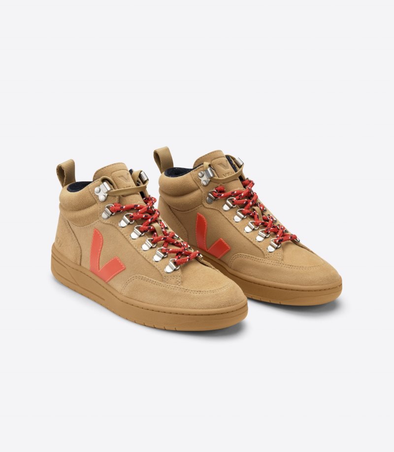 Veja Roraima Suede Patike Muške Smeđe Narančaste | ZT68-4208F9