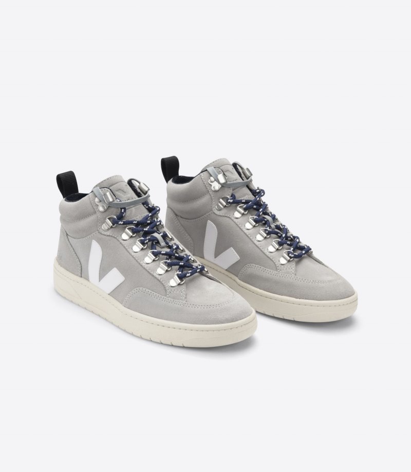 Veja Roraima Suede Patike Ženske Sive Bijele | UR55-9305F8