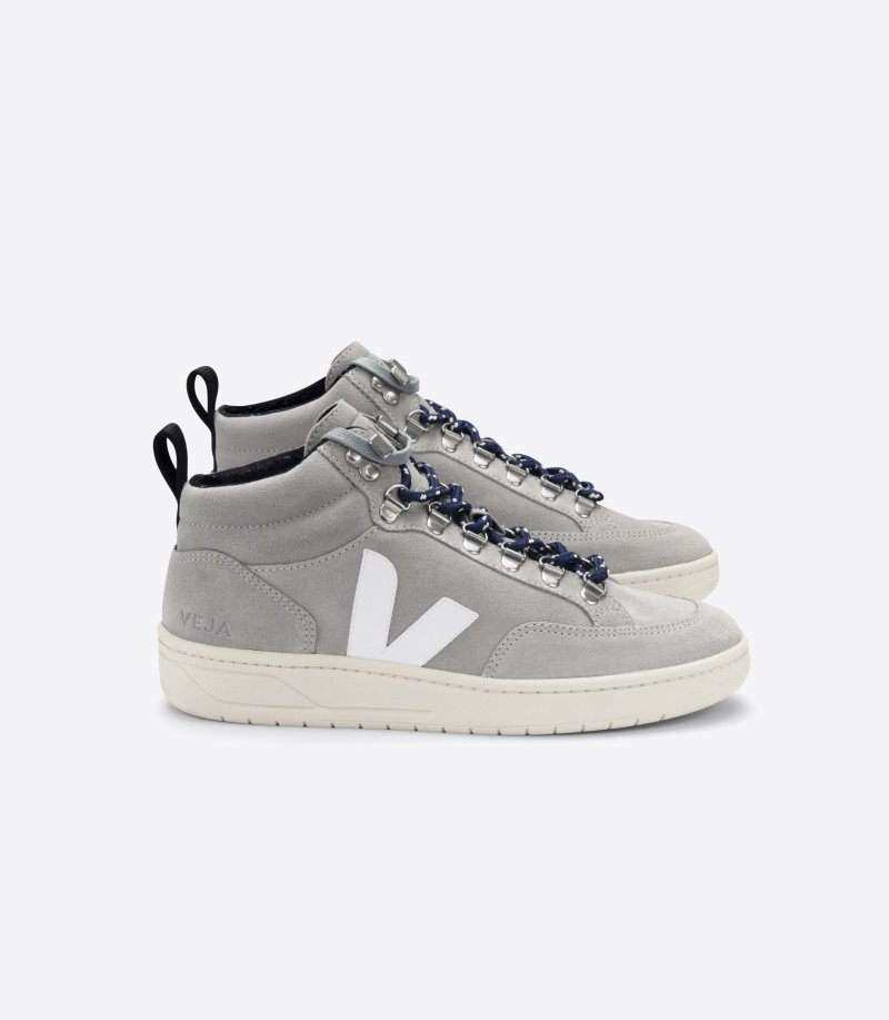 Veja Roraima Suede Patike Ženske Sive Bijele | UR55-9305F8