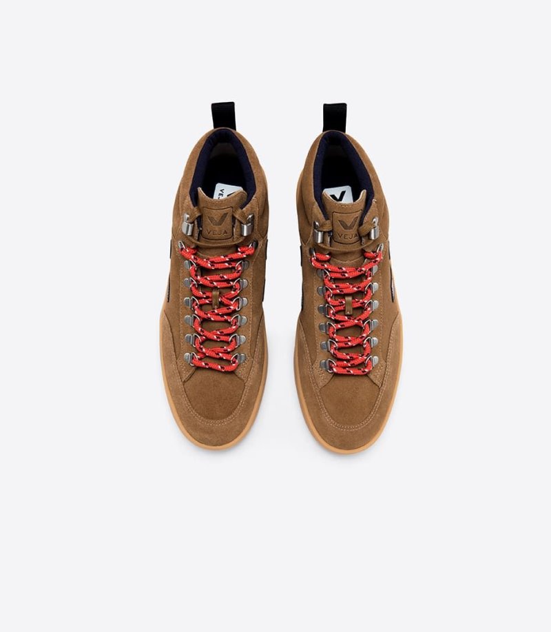 Veja Roraima Suede Patike Ženske Smeđe Crne | CP90-6790L6