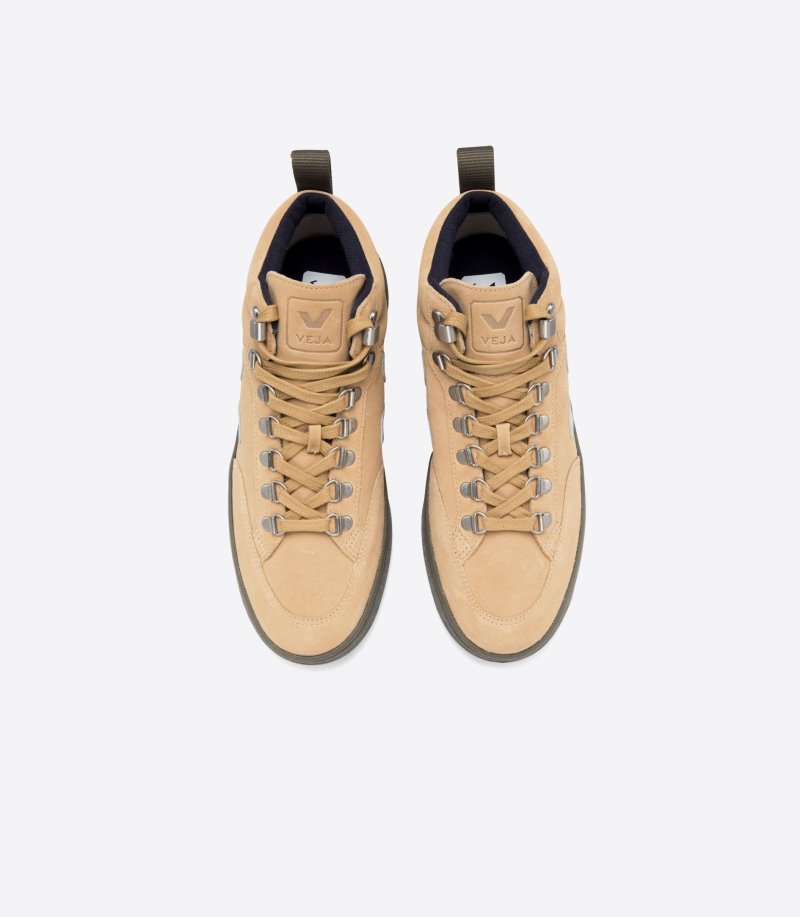 Veja Roraima Suede Patike Ženske Smeđe Maslinasto Zelene Sive | IV95-0515X6