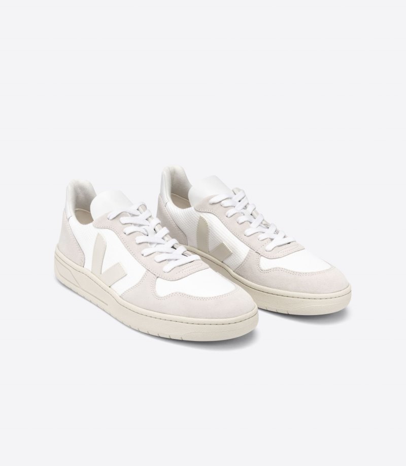 Veja V-10 B-Mesh Patike Muške Bijele Bež | FJ06-3036N3
