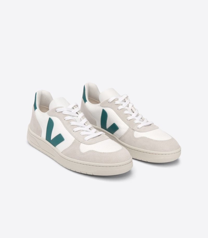 Veja V-10 B-Mesh Patike Muške Bijele Zelene | SV26-4436W8