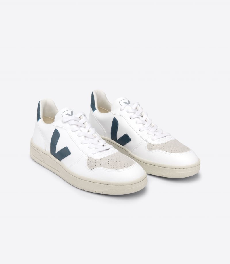 Veja V-10 CWL Patike Muške Bijele Tamno Zelene | CB10-3170N1