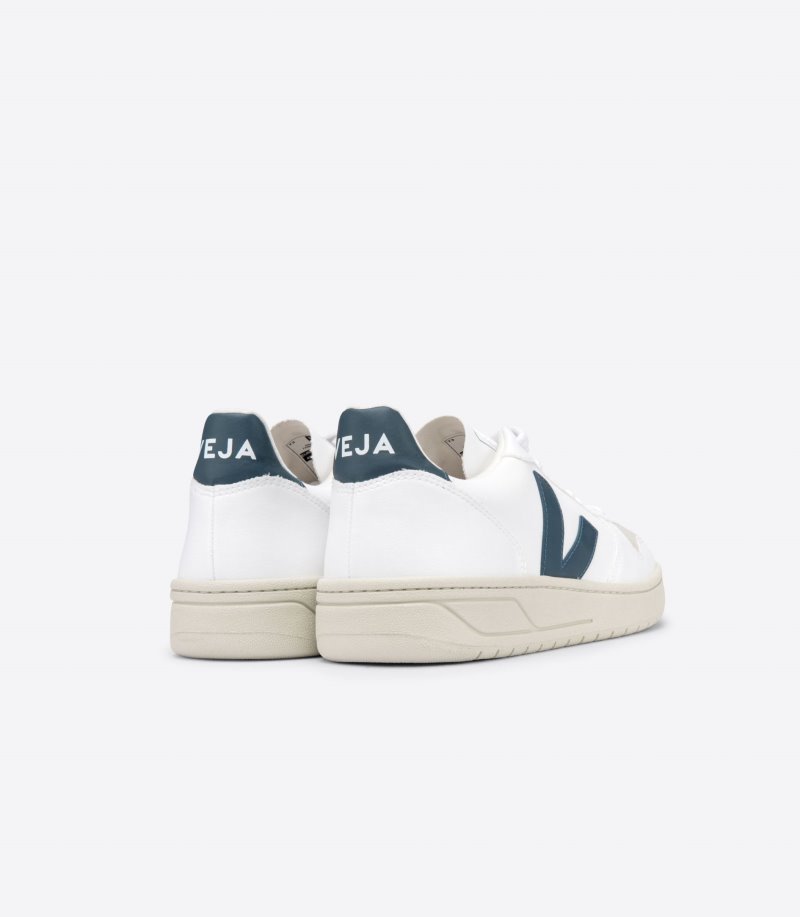 Veja V-10 CWL Patike Muške Bijele Tamno Zelene | CB10-3170N1