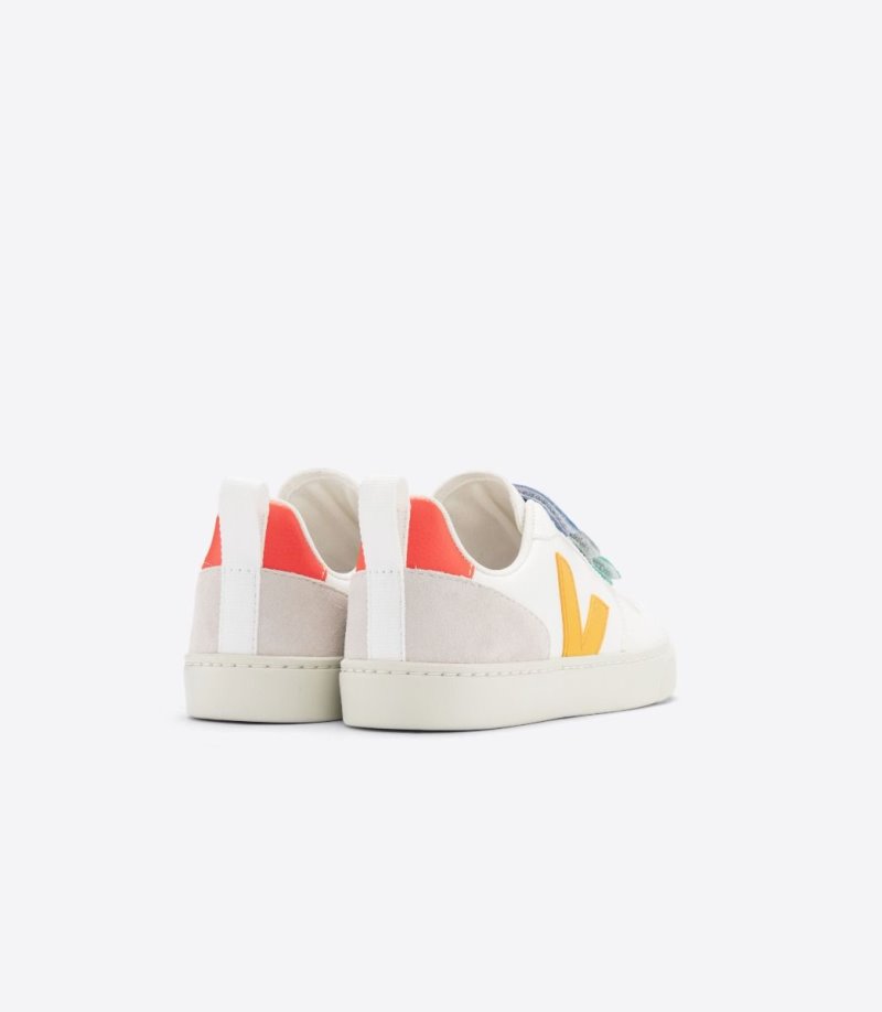 Veja V-10 Chromefree Patike Dječje Bijele Visebojne | KX89-6819Y3