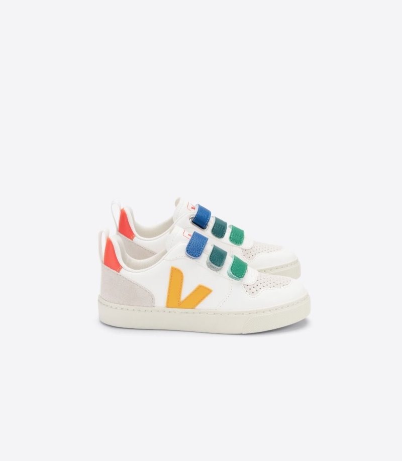 Veja V-10 Chromefree Patike Dječje Bijele Visebojne | KX89-6819Y3