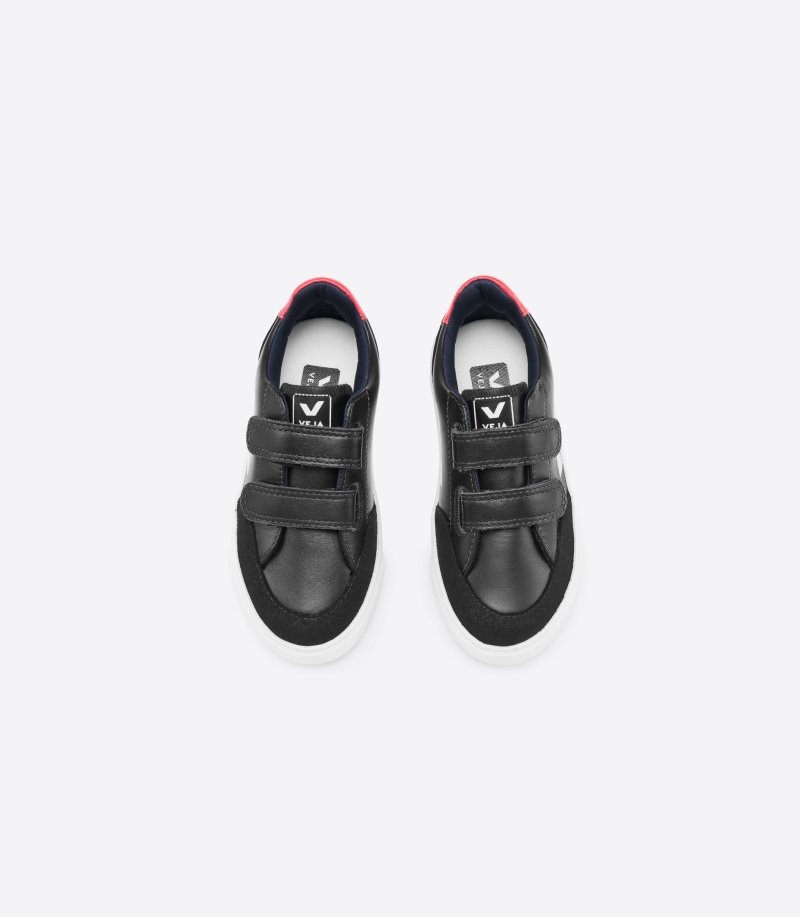 Veja V-12 Patike Dječje Crne Bijele Roze | PY57-0347G4