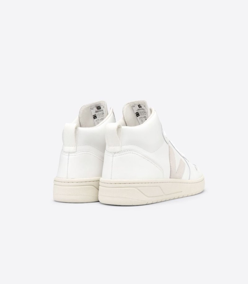 Veja V-15 Leather Patike Muške Bijele | EI41-4691A1
