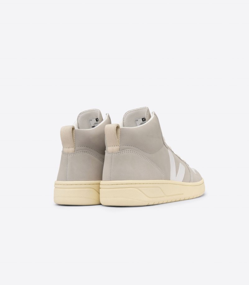 Veja V-15 Nubuck Patike Ženske Bež Bijele | ST12-9622W9