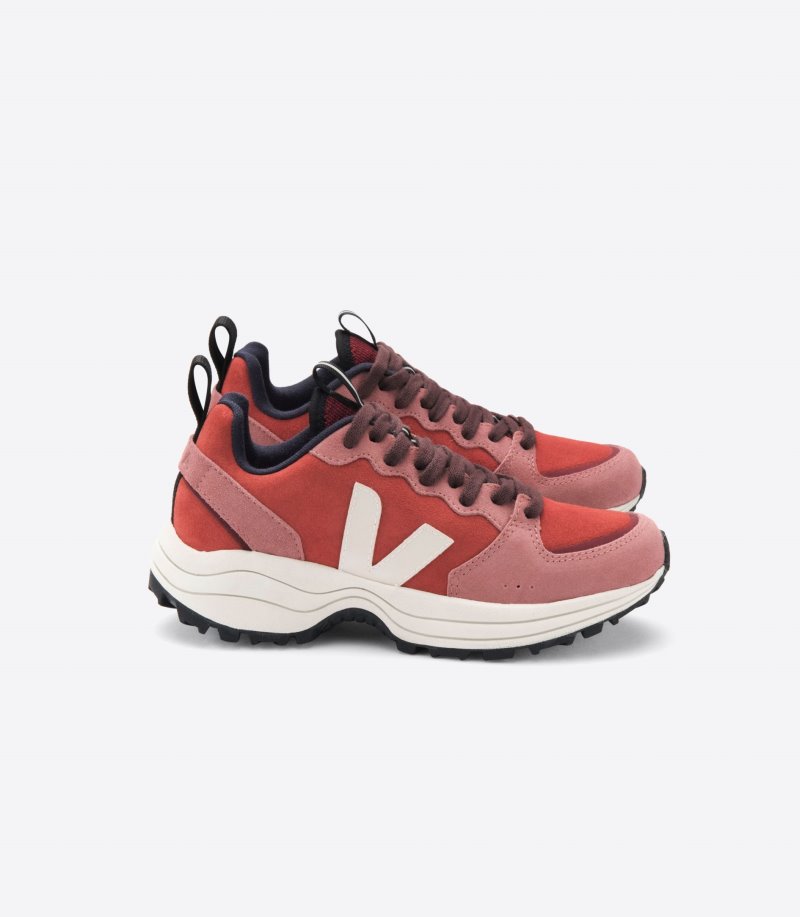 Veja Venturi Suede Patike Ženske Koraljne Crne | WS14-5464C2