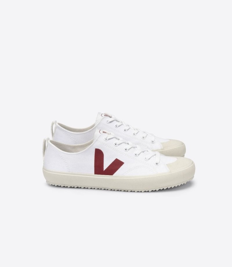 Veja Vstore Nova Canvas Patike Ženske Bijele Bordo | LO30-9050Q2