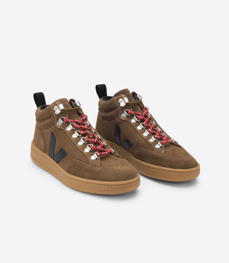 Veja Vstore Roraima Suede Patike Muške Smeđe Crne Crvene | JD55-1945T8