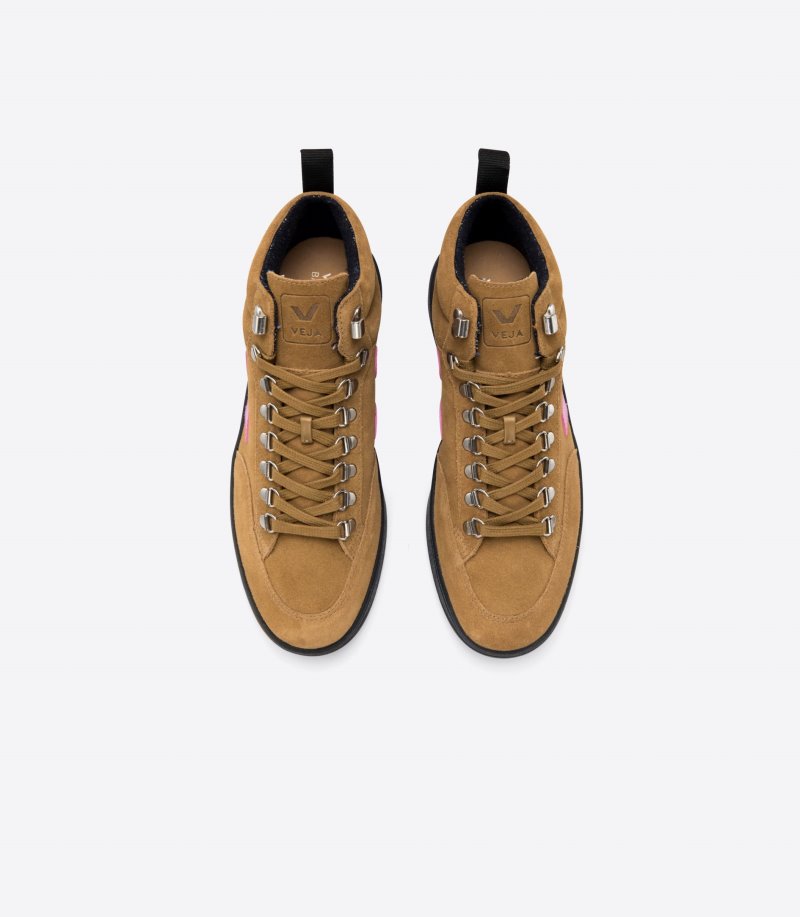 Veja Vstore Roraima Suede Patike Ženske Smeđe Roze | VY66-4786P3