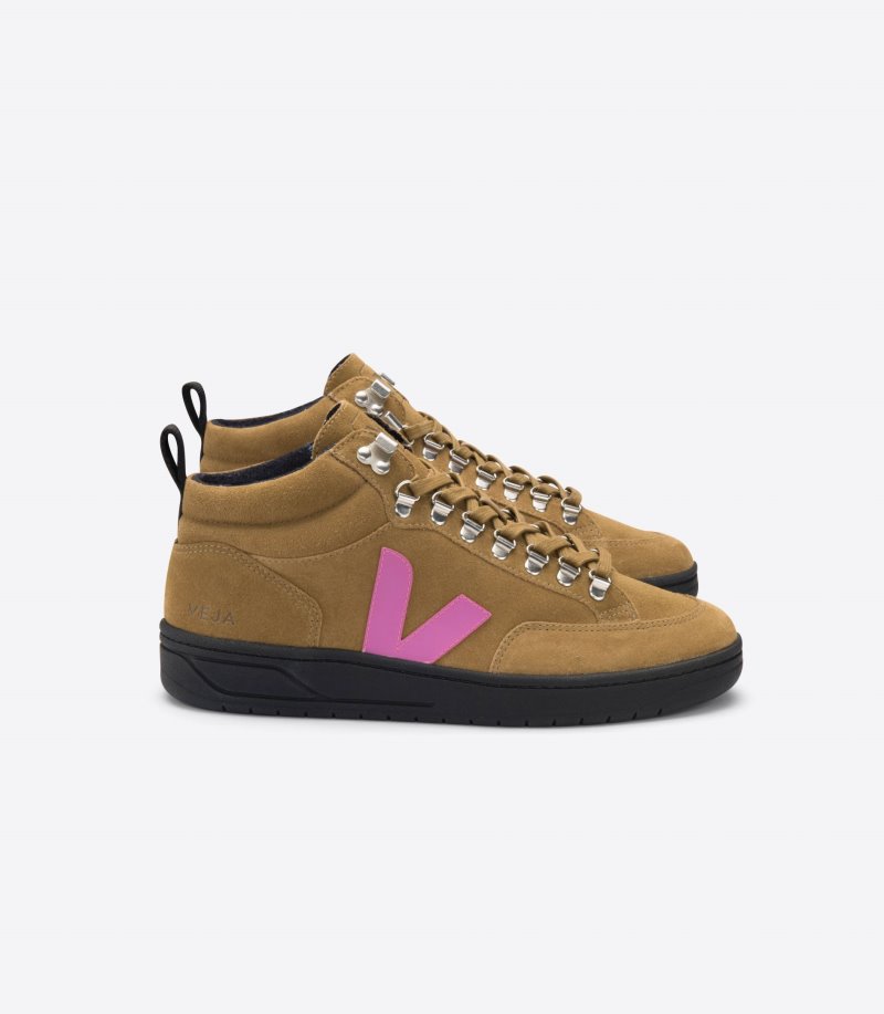 Veja Vstore Roraima Suede Patike Ženske Smeđe Roze | VY66-4786P3